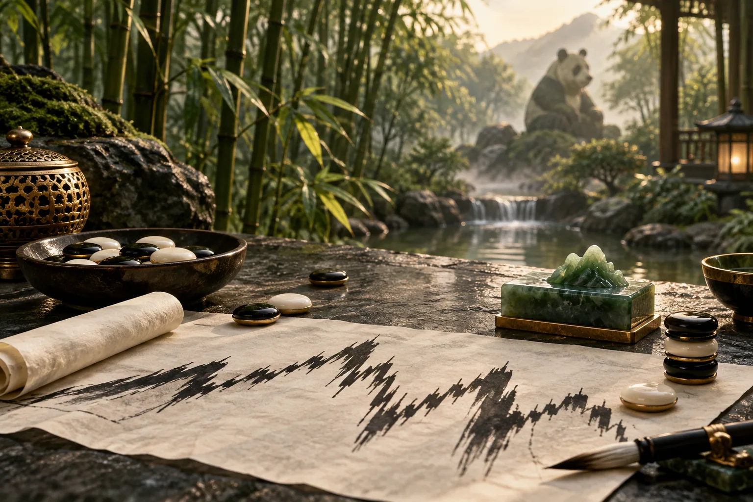 Bamboo probability garden illustrating Big Bamboo