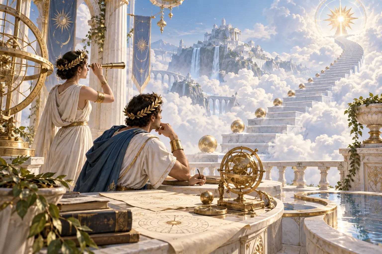 Cloud observatory illustrating Fortune of Olympus analysis